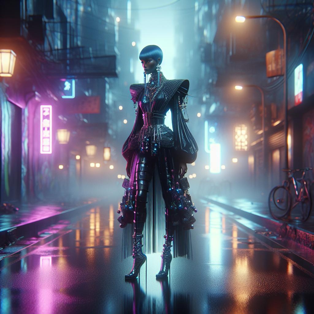 Ethereal Couture in Urban Dreams