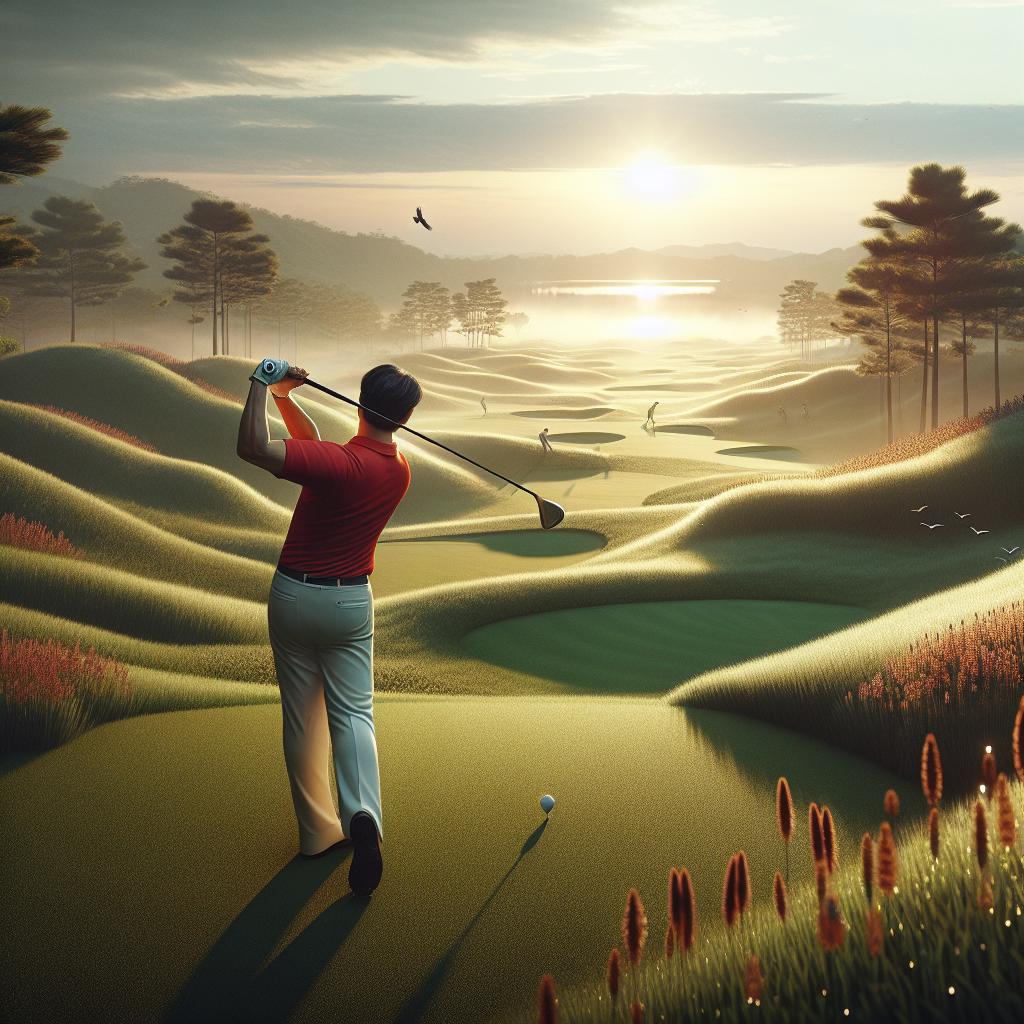 The Perfect Swing at Dawn