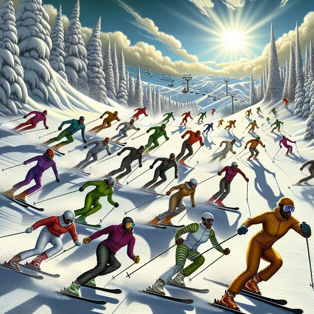 Symphony of Shadows on the Slopes