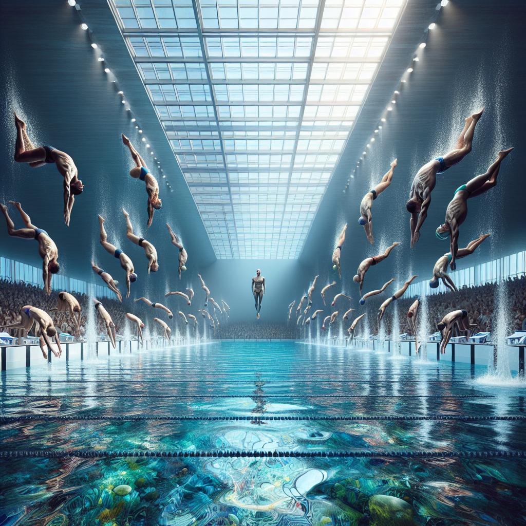 Fluid Elegance: The Dive of Champions