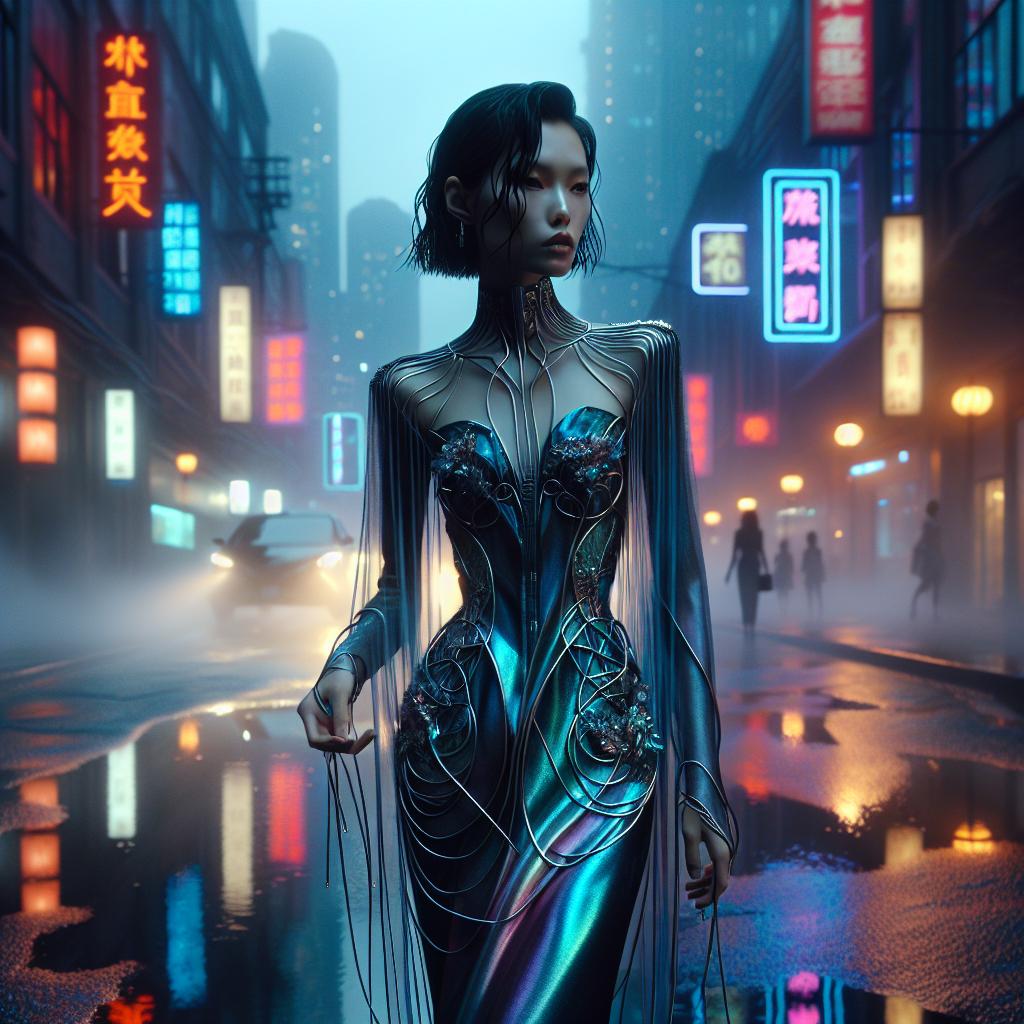 Ethereal Elegance in Urban Enchantment